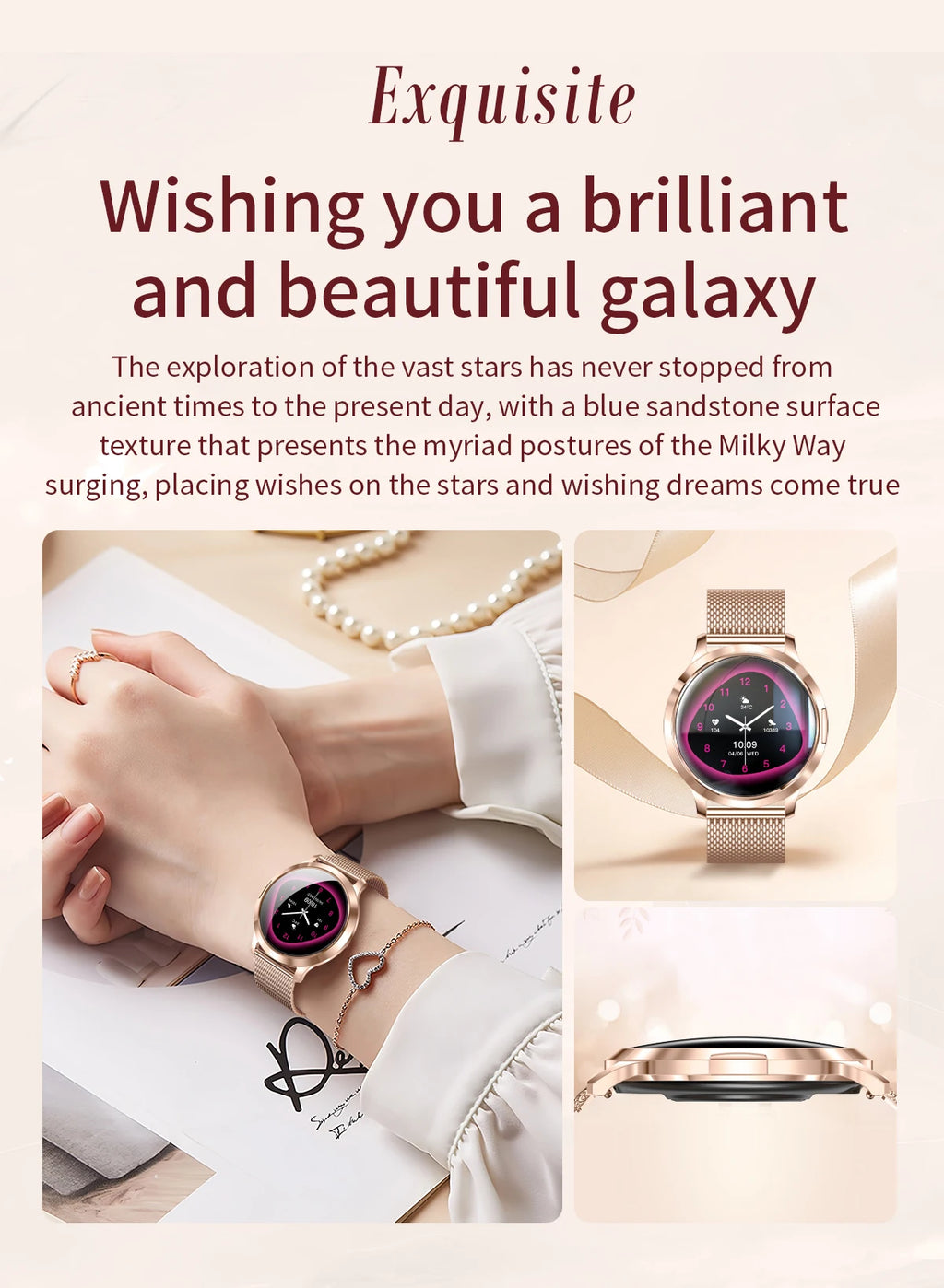 2026 New Smart Watch For Women Gift 1.32 Inch Full Touch Screen Sports Fitness Watches Bluetooth Calls Digital Smartwatch Ladies