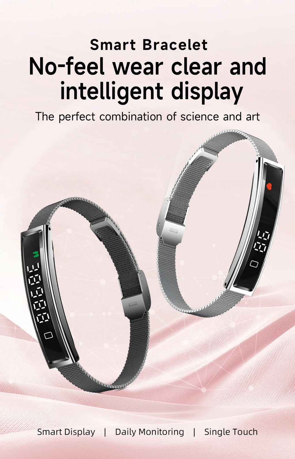 Daily Fitness Tracker Women Sport Smart Bracelet 2026 New Fashion Heart Rate Health Monitoring IP68 Waterproof Smart Watch Men