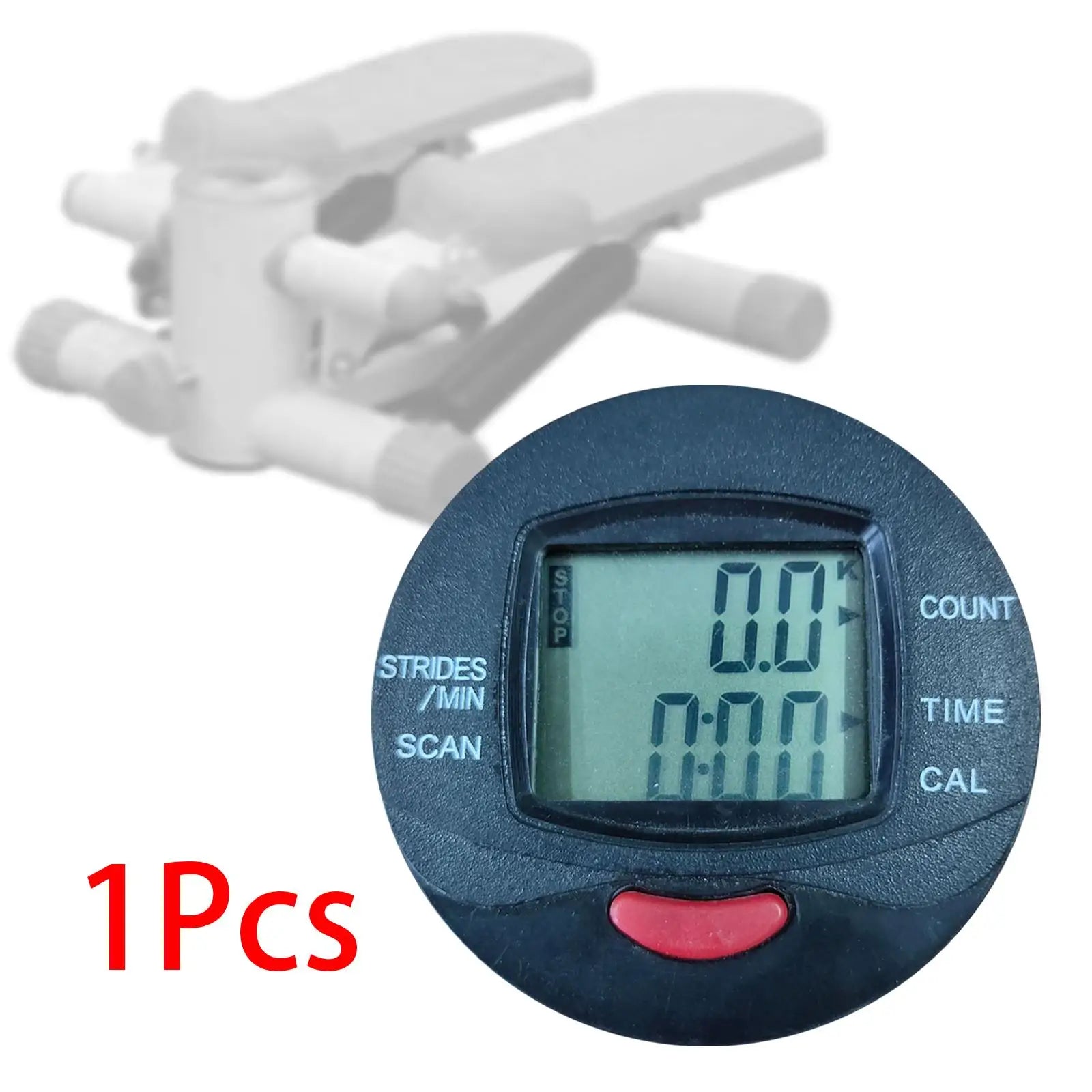 Multi Function Pedometer Counter Electronic Speed Meter Digital Monitor Meter Fits Step Machine Pedal Machine Calories Time
