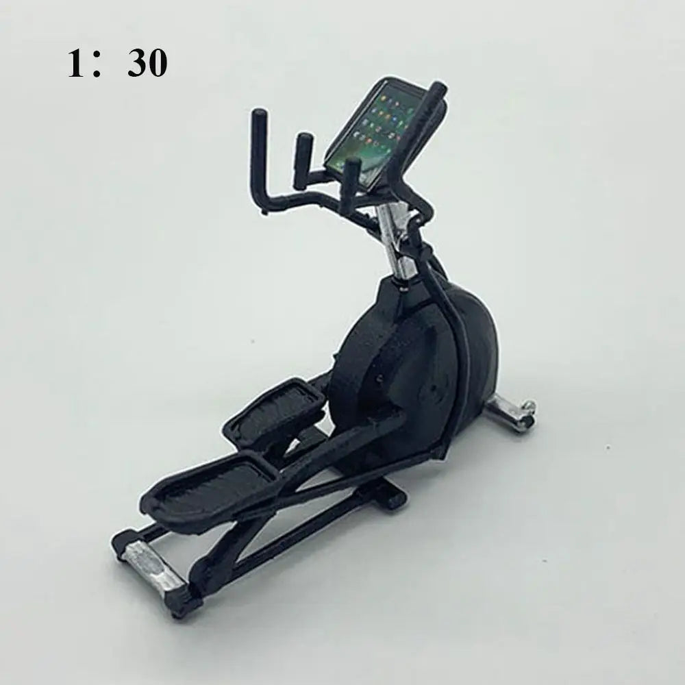High Quality 1:12 Dollhouse Fitness Equipment Mini DIY Doll House Treadmill Dollhouse Accessory Dollhouse Decoration