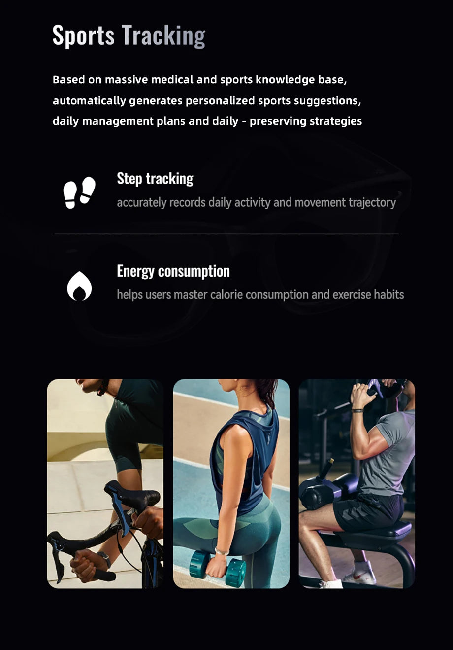 LIGE Sport Band Men Women Fitness Smart Bracelet No Screen Heart Rate Blood Monitor Smart Watch Waterproof Multifunction Watches