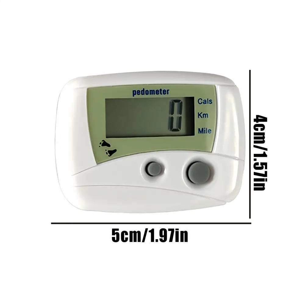 Pedometer for Walking Digital LCD Compact Movement Monitor Monitor for Recording Distance Fitness Exercise Running Hiking