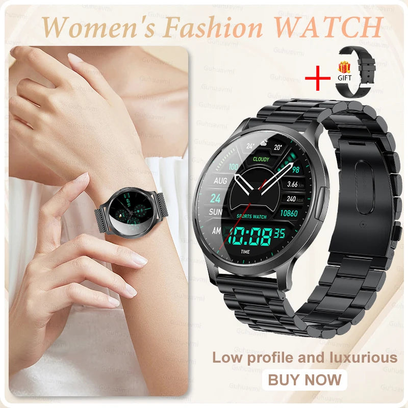 2026 New Smart Watch For Women Gift 1.32 Inch Full Touch Screen Sports Fitness Watches Bluetooth Calls Digital Smartwatch Ladies