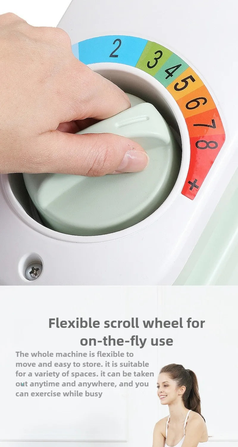 Foldable Magnetic Exercise Bike Quiet Indoor Cycling Bike Home Office Fitness Weight Loss Cardio Workout Station