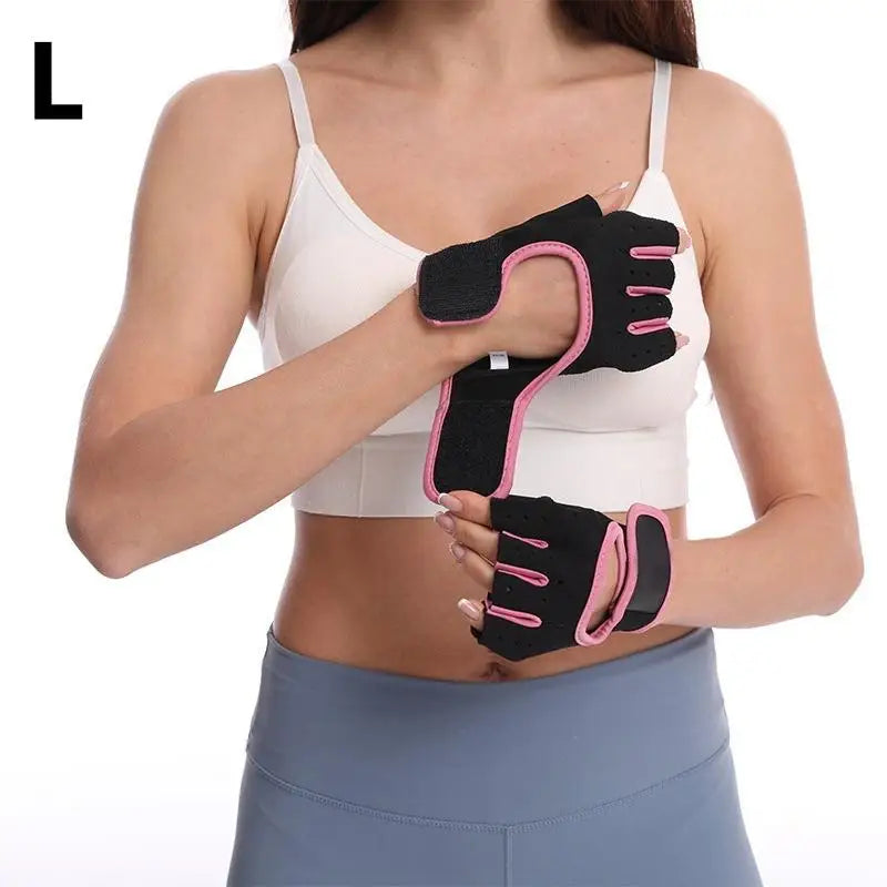 Fitness Gloves with Half Finger Design for Weightlifting and Dumbbell Training Ideal for Gym Use