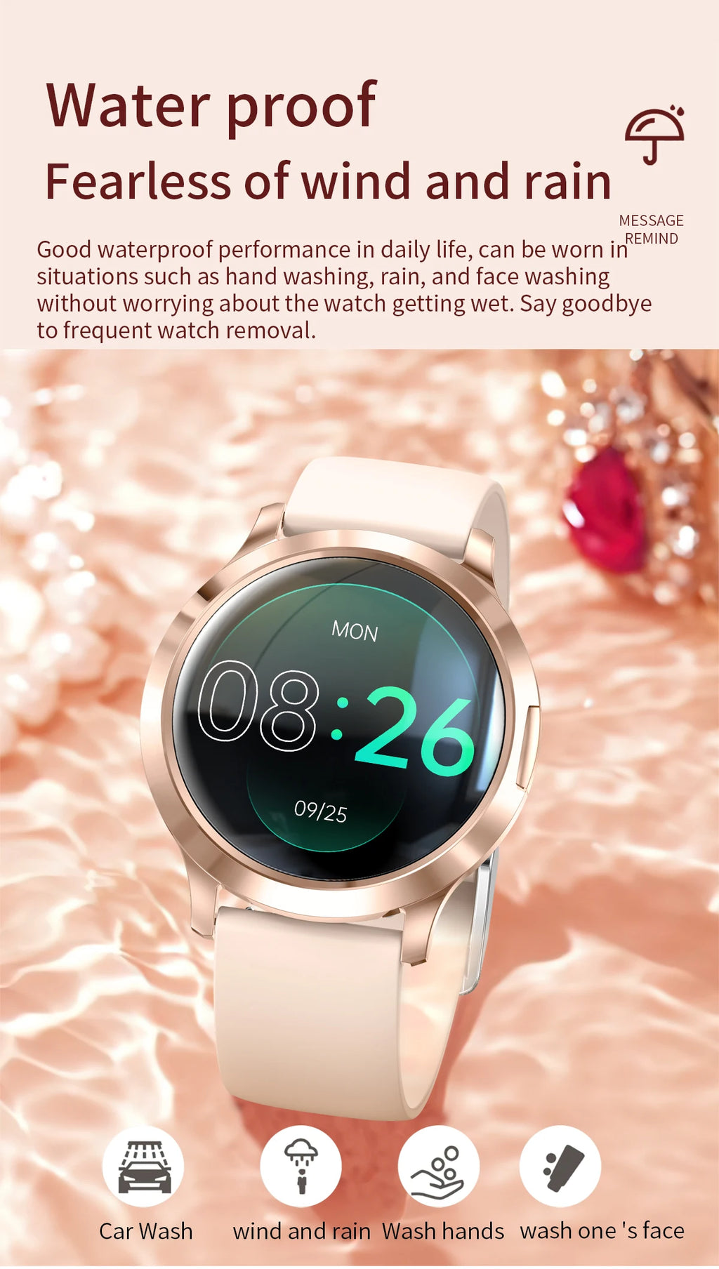 2026 New Smart Watch For Women Gift 1.32 Inch Full Touch Screen Sports Fitness Watches Bluetooth Calls Digital Smartwatch Ladies
