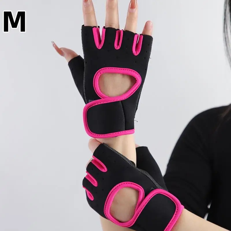 Fitness Gloves with Half Finger Design for Weightlifting and Dumbbell Training Ideal for Gym Use