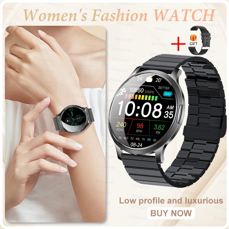 2026 New Smart Watch For Women Gift 1.32 Inch Full Touch Screen Sports Fitness Watches Bluetooth Calls Digital Smartwatch Ladies