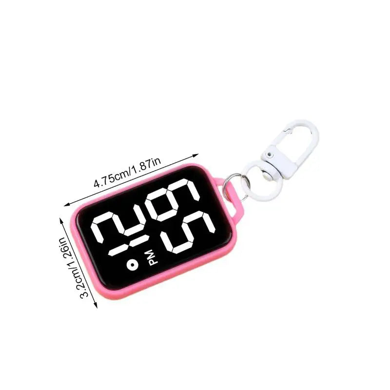 LED Pedometer Bracelet Step Counter Watch with 12/24H Time Display Silicone Fitness Tracker Step Watch