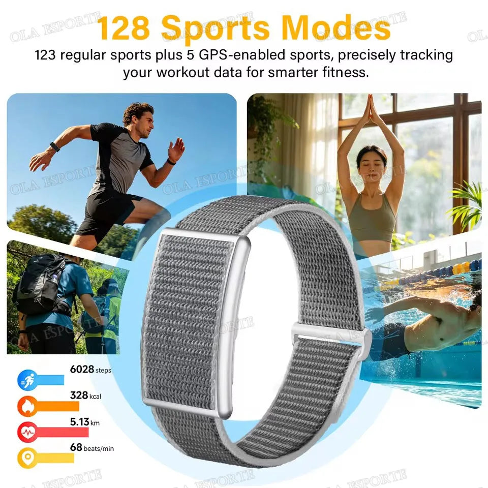 Fitness Tracker 10g Ultra-Light Multiple Sport Modes Sport Smart Bracelet IP68Waterproof Alarm Clock Smartband SpO2 Monitor HW12