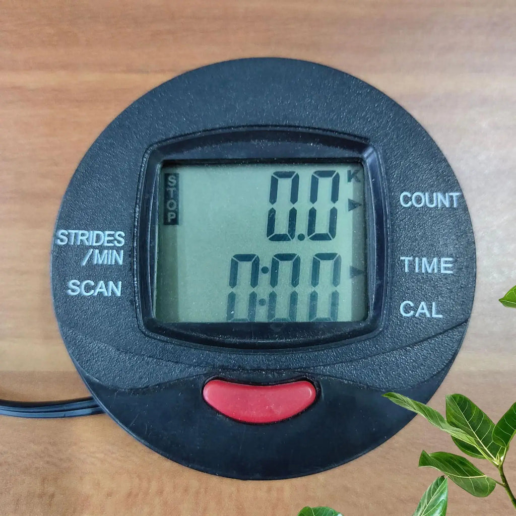Multi Function Pedometer Counter Electronic Speed Meter Digital Monitor Meter Fits Step Machine Pedal Machine Calories Time