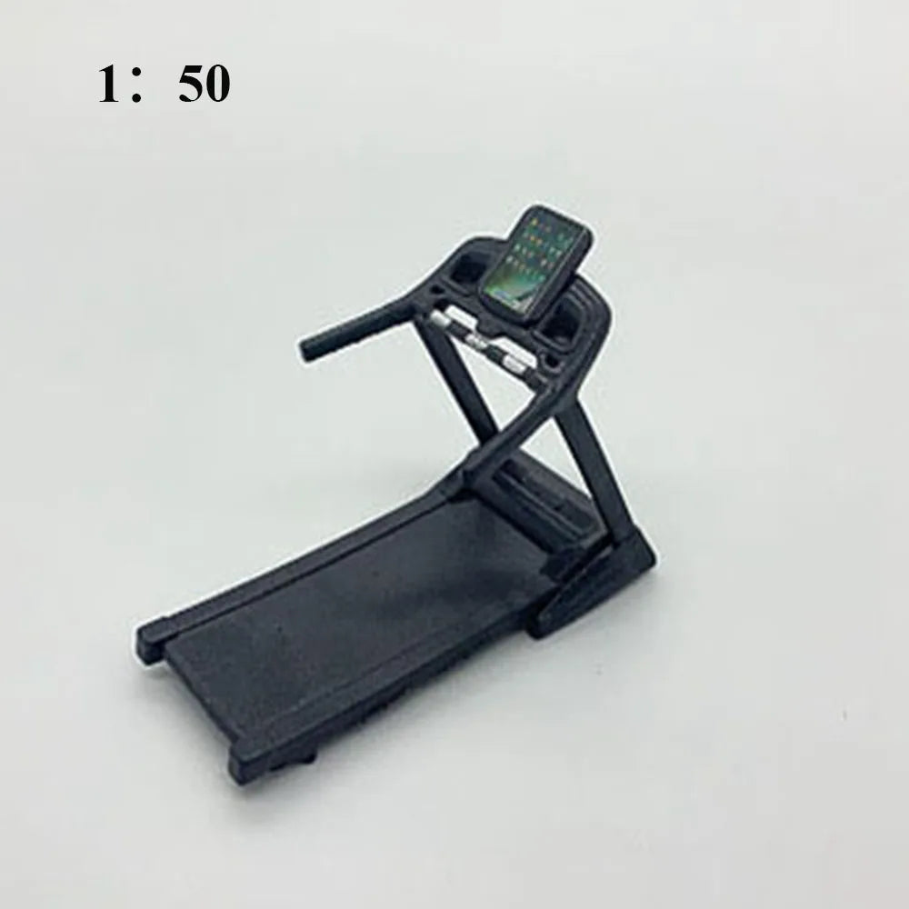 High Quality 1:12 Dollhouse Fitness Equipment Mini DIY Doll House Treadmill Dollhouse Accessory Dollhouse Decoration