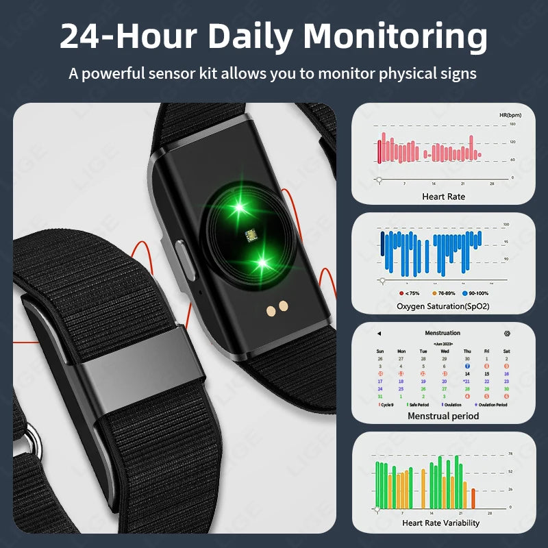 Fitness Tracker Sport Band Men No Screen Smart Bracelet Women Heart Rate Sleep Monitor Pedometer Waterproof Electronic Bracelet