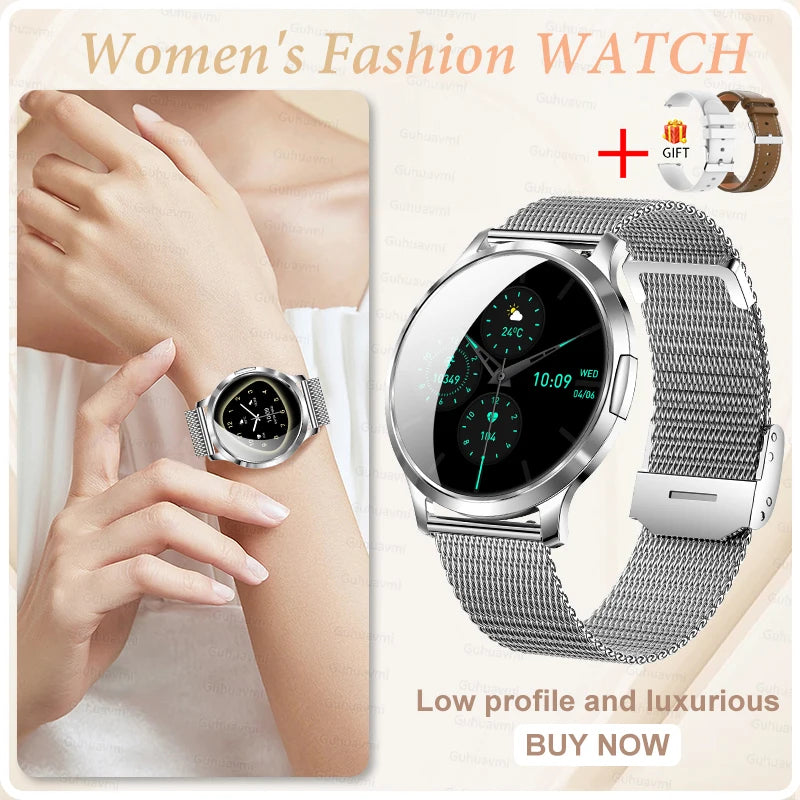 2026 New Smart Watch For Women Gift 1.32 Inch Full Touch Screen Sports Fitness Watches Bluetooth Calls Digital Smartwatch Ladies