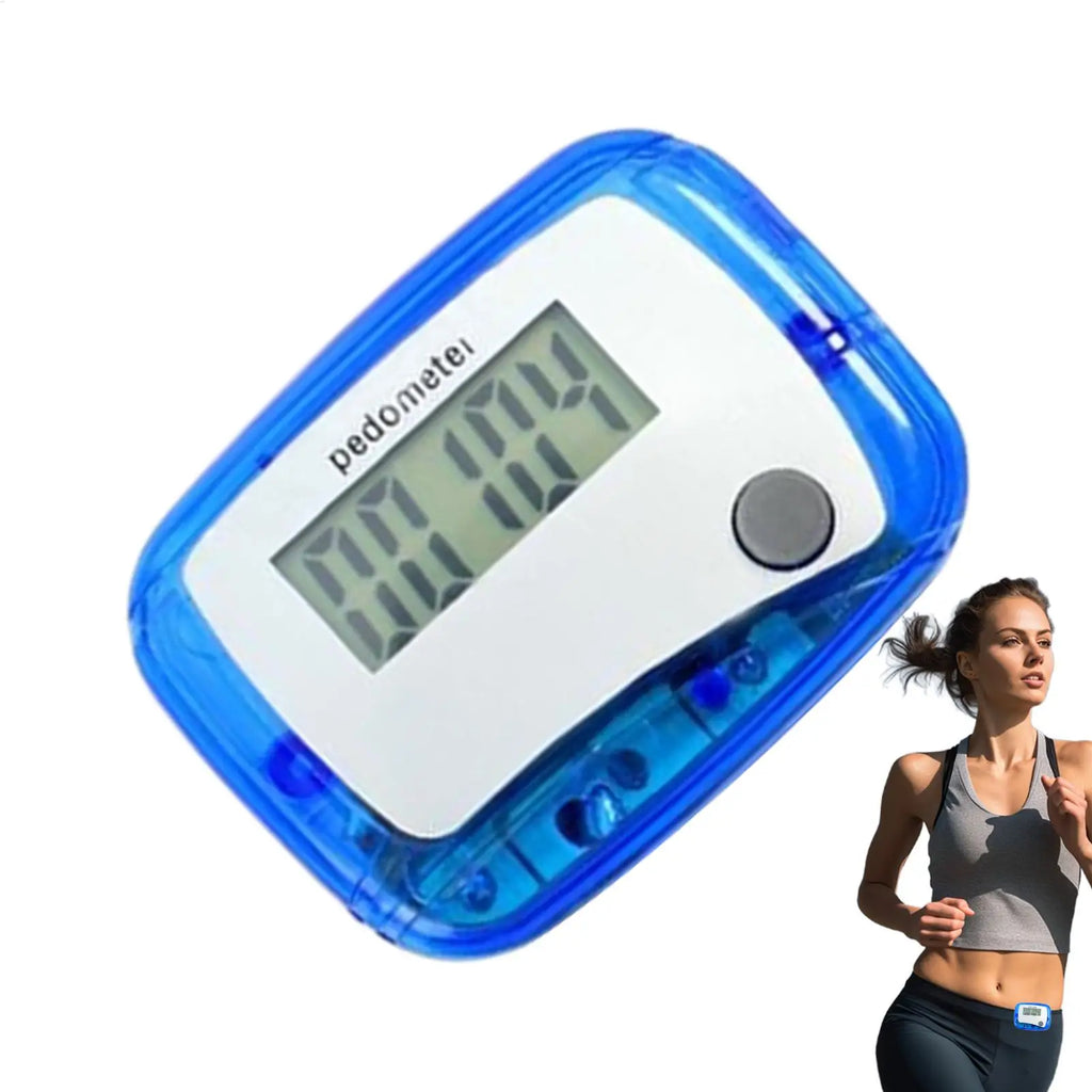 Pedometer for Walking Digital Fitness Sports Walk Meter 3D Step Pedometer for Sports Running Training Hiking Backpacking Travel