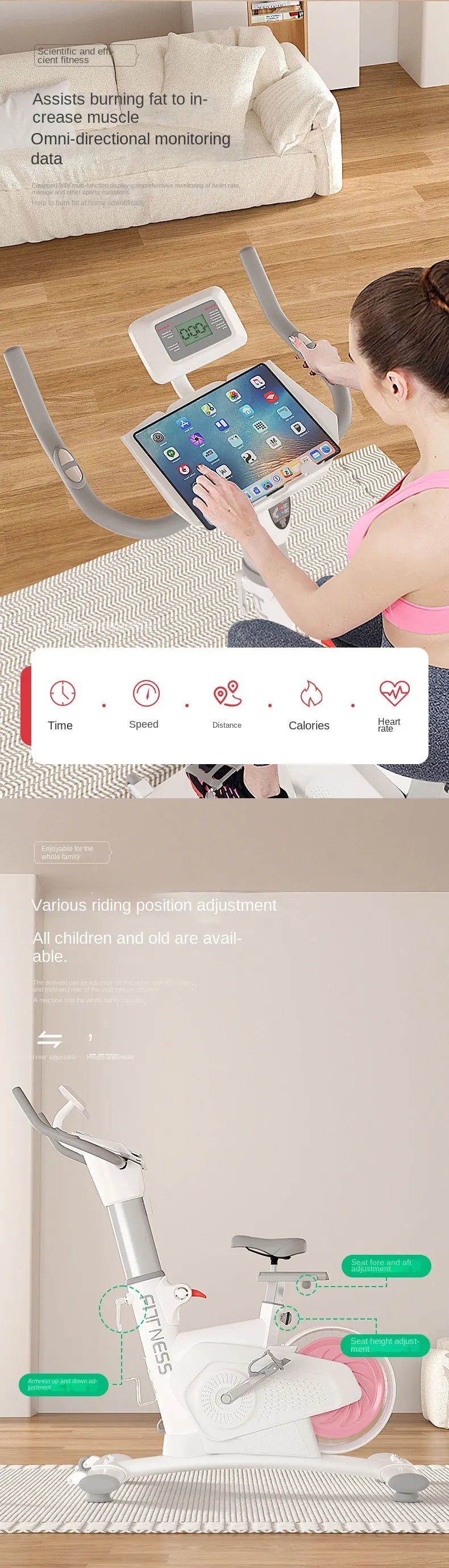 Indoor Cycling Fitness Equipment Mute Fat Burning Spinning Bikes With Commercial Dynamic Car Magnetic Control